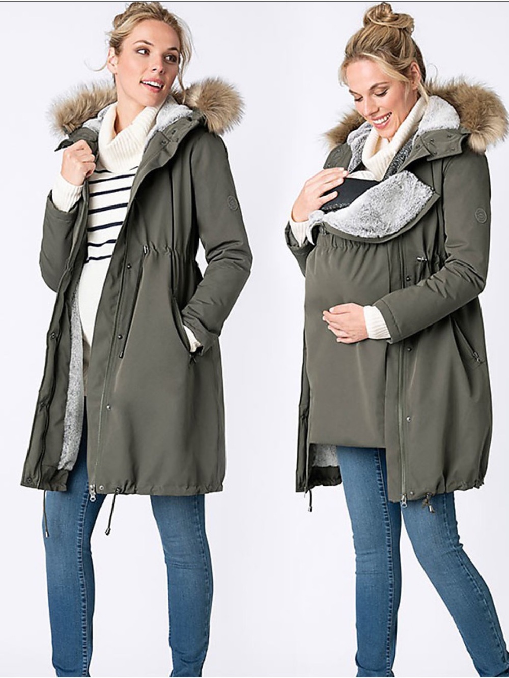Seraphine Valina 3-in-1 Maternity, Nursing & Babywearing Premium Parka
